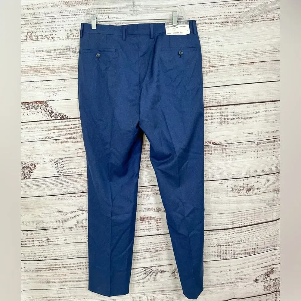 NEW with tags Michael Kors Suit Shop Navy Tailorable Dress Pants Size 36 Waist